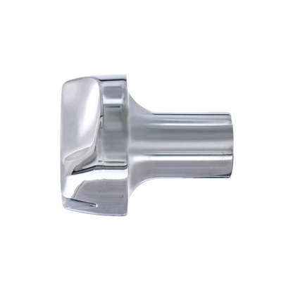 Ace Of Spades Air Valve Knob - Chrome With Red Inlay