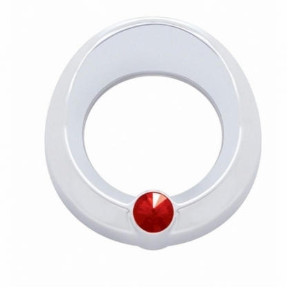 Universal Small Gauge Cover With Visor - Red Crystal
