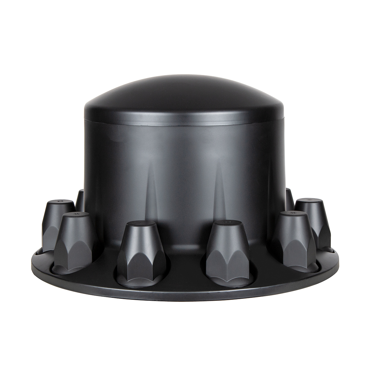 Dome Axle Cover Combo Kit With 33mm Standard Thread-On Nut Covers & Nut Cover Tool - Matte Black