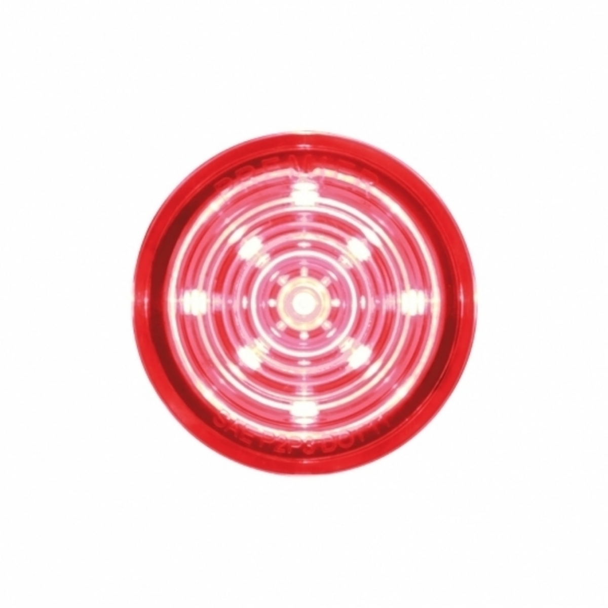 9 LED Mini Bullet Light Insert - Red LED/Red Lens (Bulk)