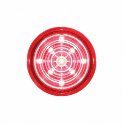 9 LED Mini Bullet Light Insert - Red LED/Red Lens (Bulk)
