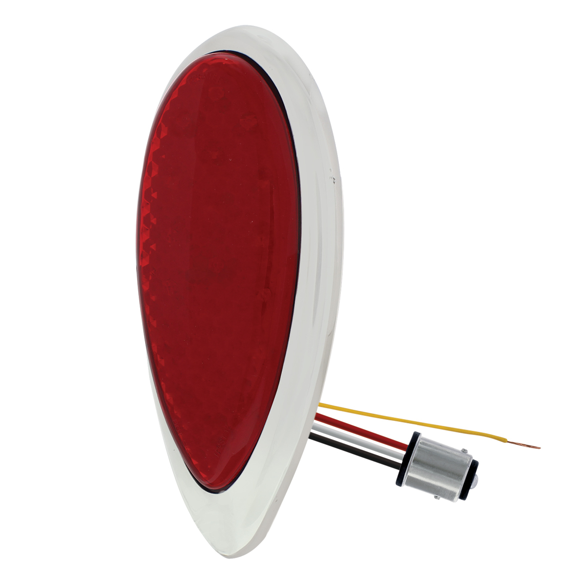 1938-39 Ford Car Style LED Sequential Tail Light With Chrome Flush Mount Bezel