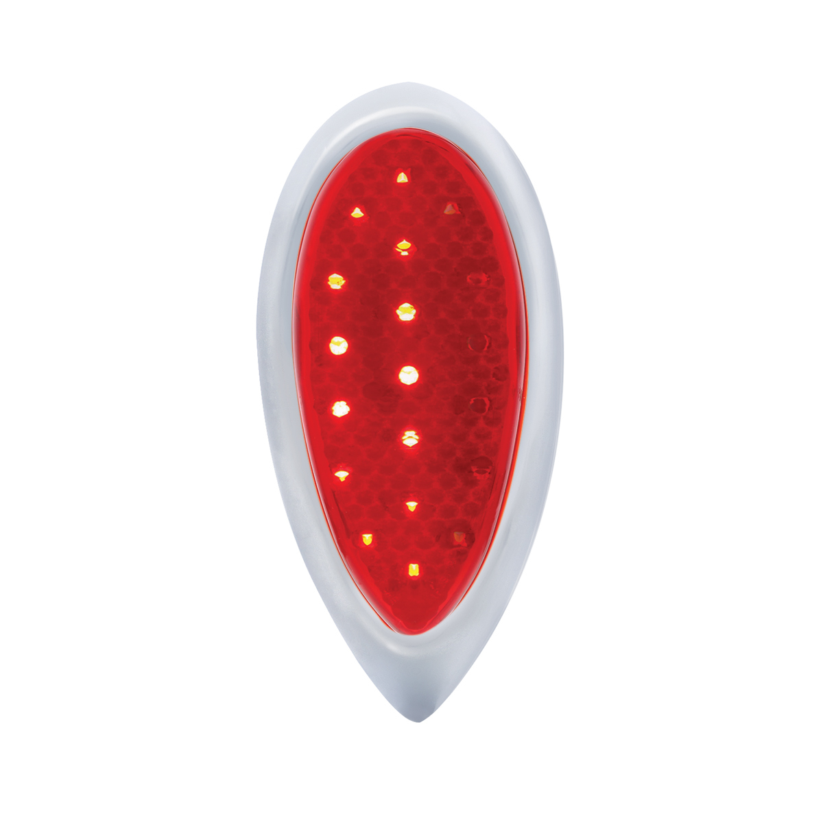 1938-39 Ford Car Style LED Sequential Tail Light With Chrome Flush Mount Bezel