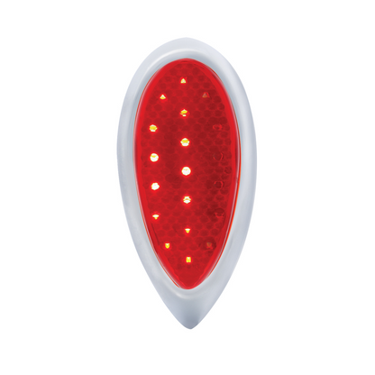 1938-39 Ford Car Style LED Sequential Tail Light With Chrome Flush Mount Bezel