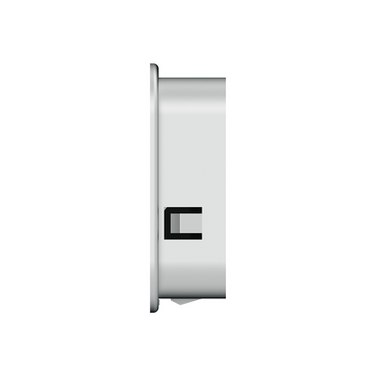 Chrome Plastic A/C Vent For 2001-2005 Peterbilt - Driver