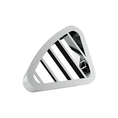 Chrome Plastic A/C Vent For 2001-2005 Peterbilt - Driver