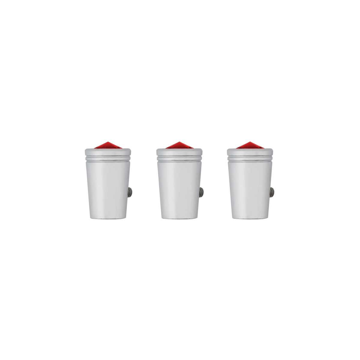 Mini Toggle Switch Extension With Red Crystal For Kenworth (Card of 3)