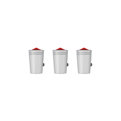 Mini Toggle Switch Extension With Red Crystal For Kenworth (Card of 3)