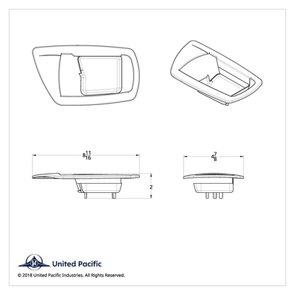 Door Handle Trims For 2006+ Kenworth (Pair)