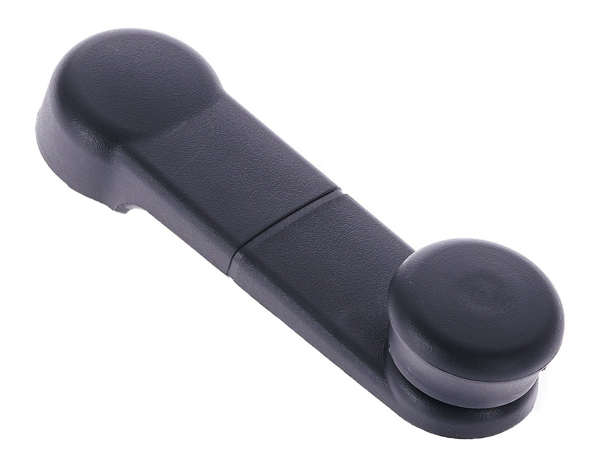 Window Crank Handle RH = LH (2pcs) Plastic Texture Black for 1992-2007 Ford Bronco; 1992-2007 Ford F-150