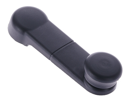 Window Crank Handle RH = LH (2pcs) Plastic Texture Black for 1992-2007 Ford Bronco; 1992-2007 Ford F-150