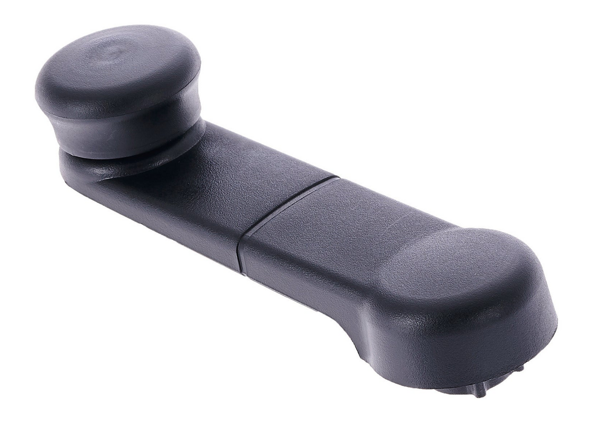 Window Crank Handle RH = LH (2pcs) Plastic Texture Black for 1992-2007 Ford Bronco; 1992-2007 Ford F-150