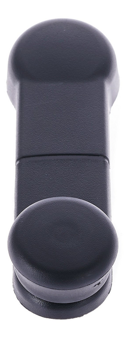Window Crank Handle RH = LH (2pcs) Plastic Texture Black for 1992-2007 Ford Bronco; 1992-2007 Ford F-150