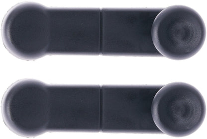 Window Crank Handle RH = LH (2pcs) Plastic Texture Black for 1992-2007 Ford Bronco; 1992-2007 Ford F-150