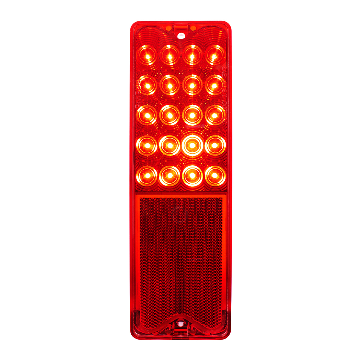 20 LED Tail Light For 1967-1972 Chevrolet & GMC Fleetside, Red Lens