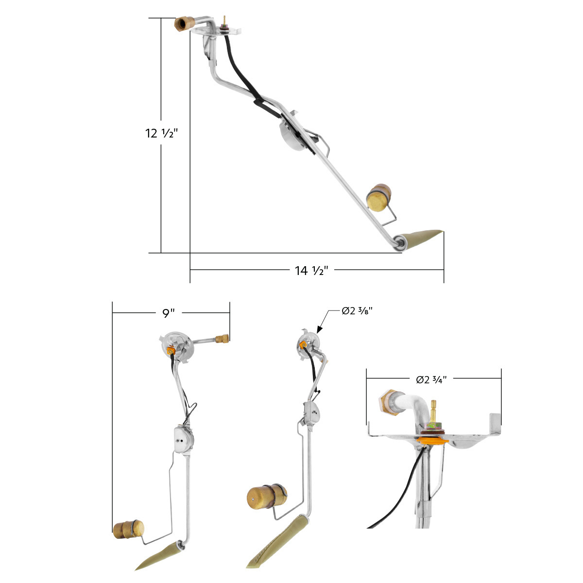 Fuel Sending Unit For 1967-1971 Chevrolet & GMC Truck With 6 Cylinders