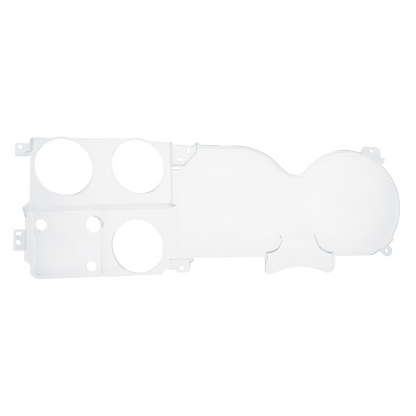 Clear Acrylic Instrument Cluster Lens For 1973-87 Chevy & GMC Truck, Gauges Without Clock