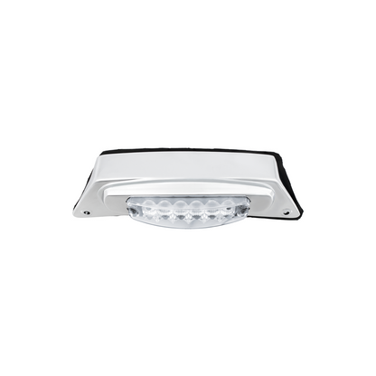 Chrome Fender Light Bracket With 12 LED Reflector Light - Amber LED/Clear Lens