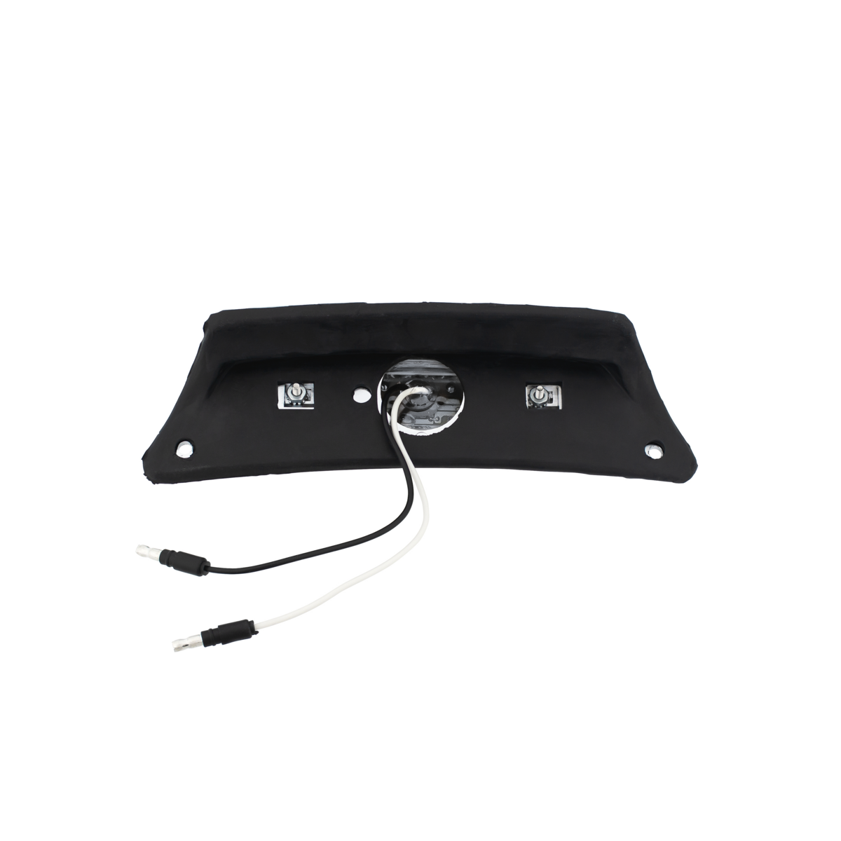 Chrome Fender Light Bracket With 12 LED Reflector Light - Amber LED/Clear Lens