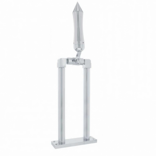 11" Chrome Air Horn Lever Set With "Talladega" Grip