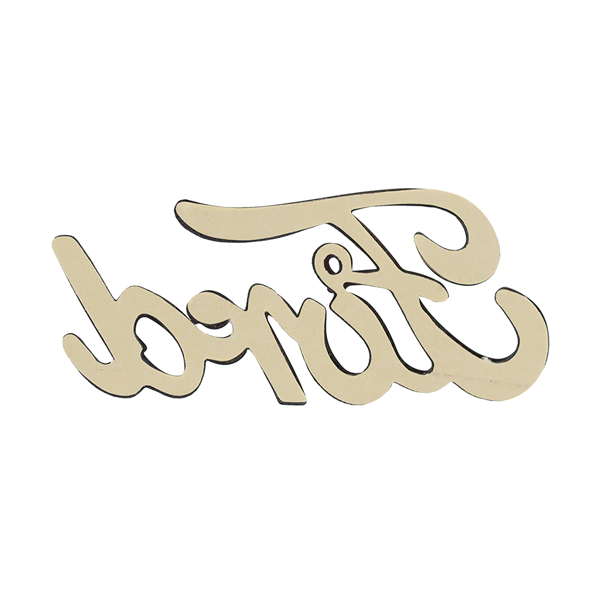 Chrome Vintage "Ford" Script Emblem
