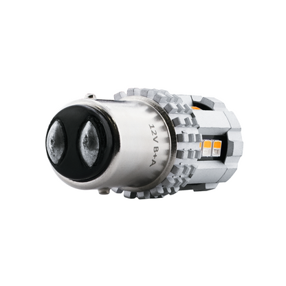 360-Degree Double Fury High Power 18 LED 1157 Bulb-Amber & White LED