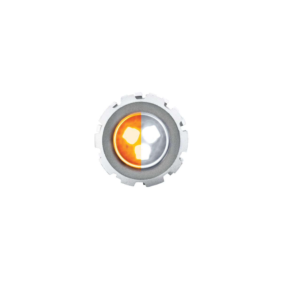 360-Degree Double Fury High Power 18 LED 1157 Bulb-Amber & White LED