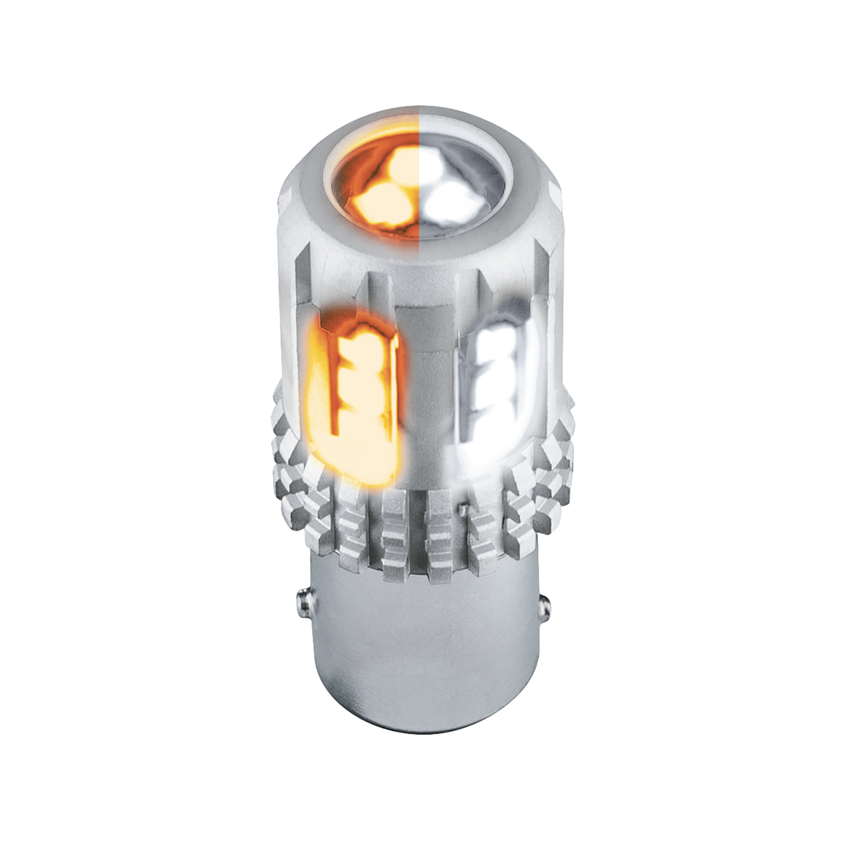 360-Degree Double Fury High Power 18 LED 1157 Bulb-Amber & White LED