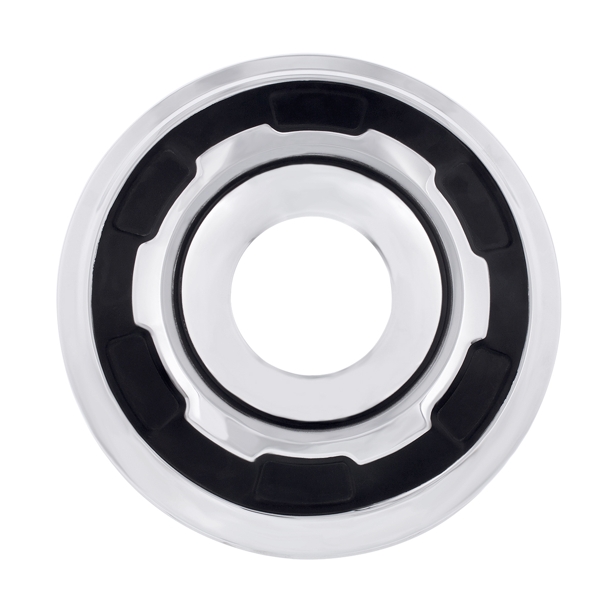 Chrome Center Hubcap For 1978-1984 Ford F-250/F-350 4X4-Front Wheel