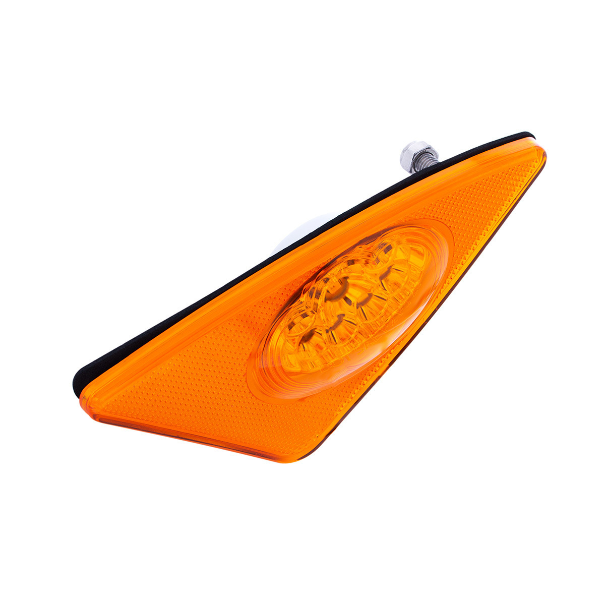 9 LED Competition Series Fender Light For 2007-2017 Kenworth T660 (Driver) -Amber LED/Lens