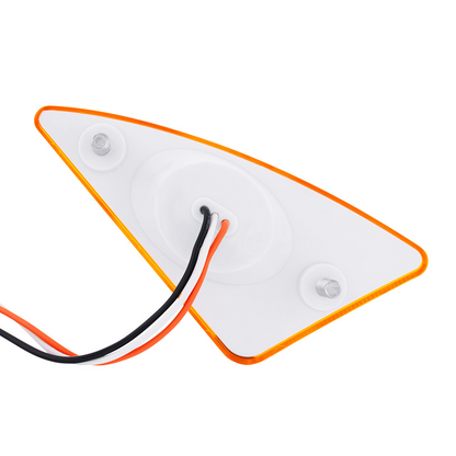 9 LED Competition Series Fender Light For 2007-2017 Kenworth T660 (Driver) -Amber LED/Lens