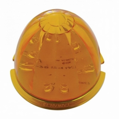 17 LED Watermelon Flush Mount Kit With Low Profile Bezel - Amber LED/Amber Lens