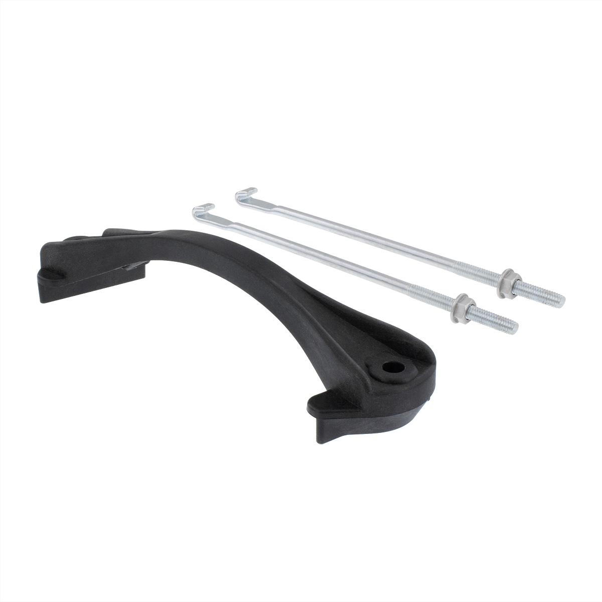 Black Polymer Battery Hold Down Bracket For Ford Bronco (1970-77) & Truck (1965-72)