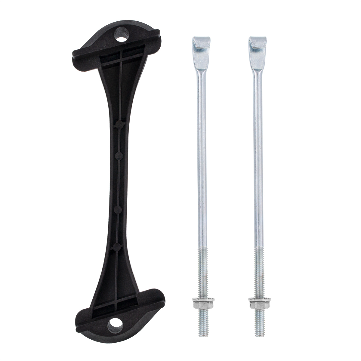 Black Polymer Battery Hold Down Bracket For Ford Bronco (1970-77) & Truck (1965-72)