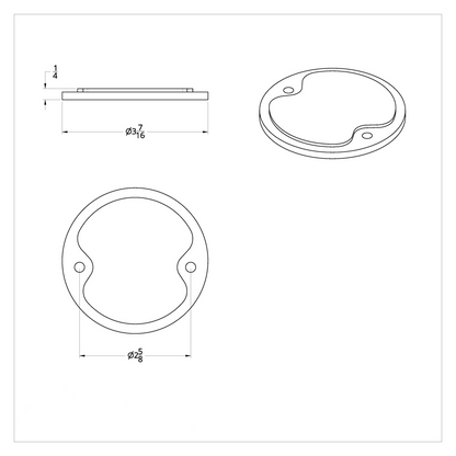 Tail Light Lens For 1954-55 Chevy Truck 1st Series