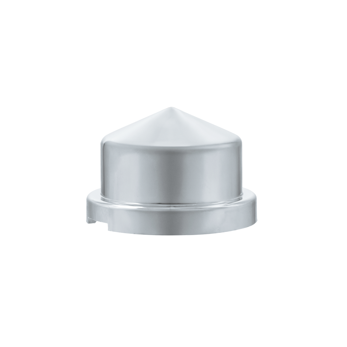3/4" X 7/8" Chrome Plastic Pointed Nut Cover - Push-On