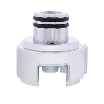 Gearshift Adapter W/LED Mount For Eaton-Fuller 13/15/18 Speed - Chrome/Vertical (Bulk)