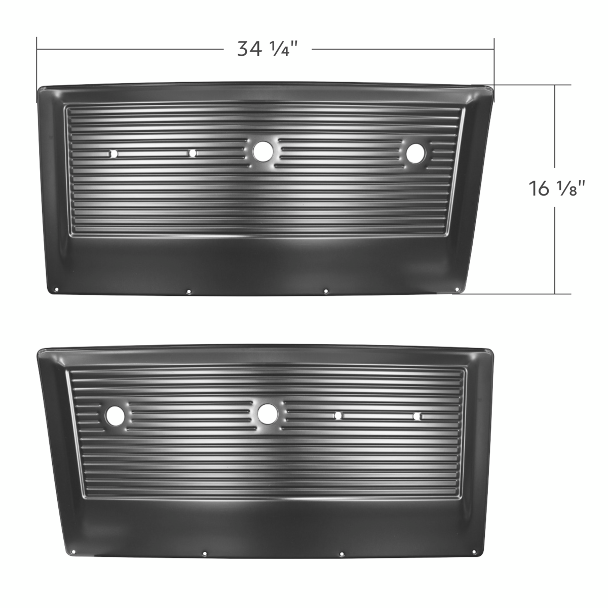 Interior Door Panel For 1967-1971 Chevrolet & GMC Trucks (Pair)