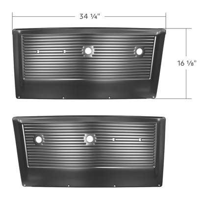 Interior Door Panel For 1967-1971 Chevrolet & GMC Trucks (Pair)