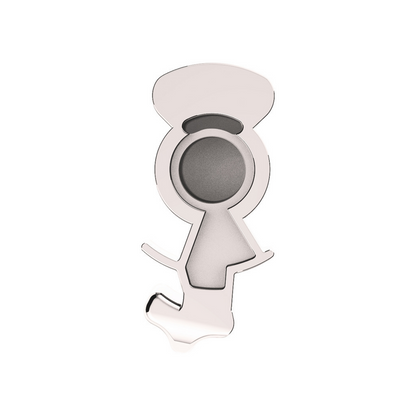 Candy Color Plastic Splitter Button For Eaton Fuller 15 Speed Shifter-Liquid Silver
