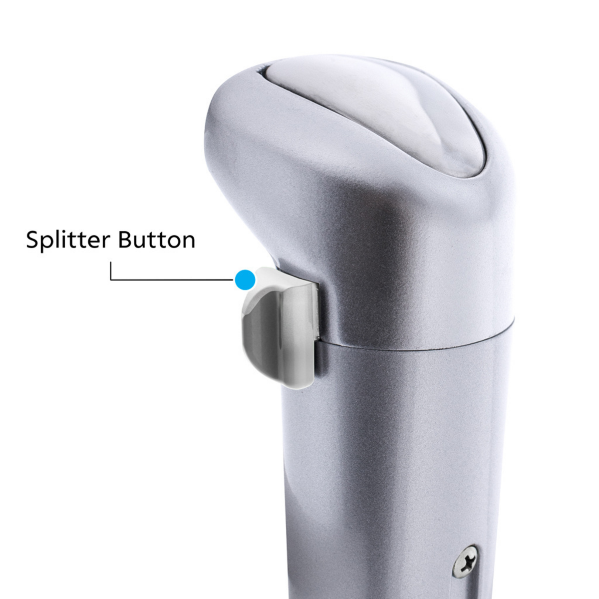 Candy Color Plastic Splitter Button For Eaton Fuller 15 Speed Shifter-Liquid Silver