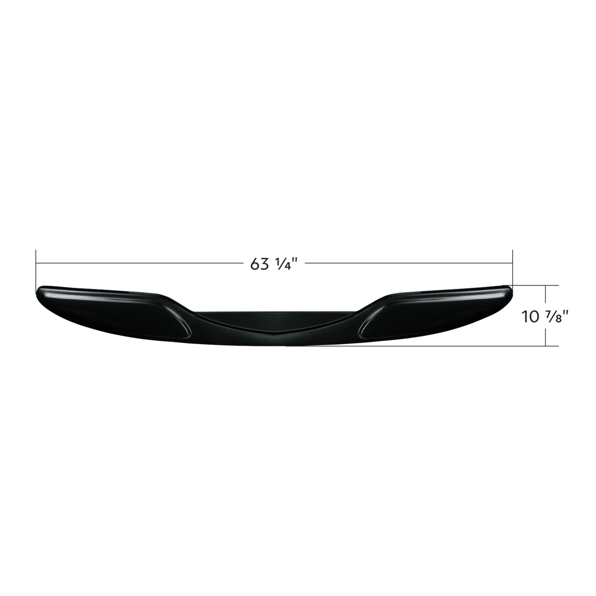 Black Bumper Filler For 1954-1955 1st Series Chevrolet Truck
