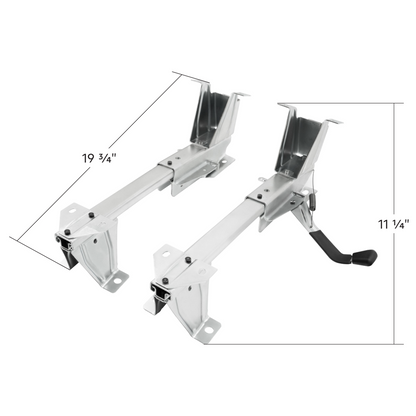 Bench Seat Track Assembly For 1967-1968 Chevrolet & GMC Truck (Pair)