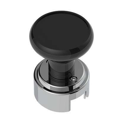 Thread-On Gearshift Knob & Adapter For Eaton Fuller Style 13/15/18 Shifter - Black