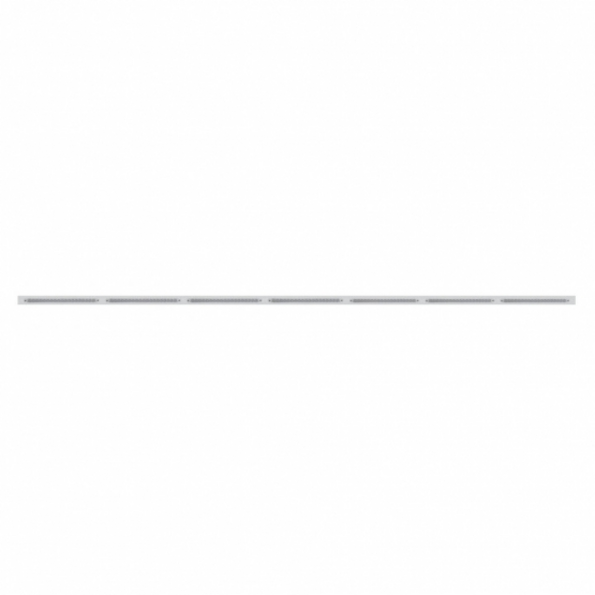94" Stainless Steel Light Bracket With 7X 19 LED 12" Reflector Light Bars - Red LED/Clear Lens