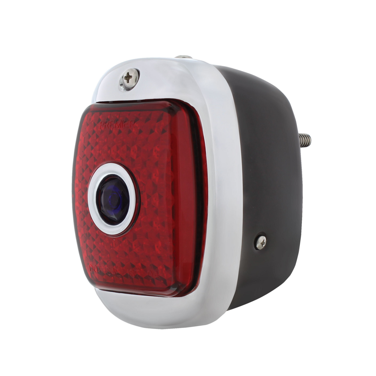 23 LED Tail Light Assembly With Black Housing & Blue Dot For 1940-53 Chevy & GMC Truck - R/H