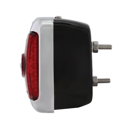23 LED Tail Light Assembly With Black Housing & Blue Dot For 1940-53 Chevy & GMC Truck - R/H