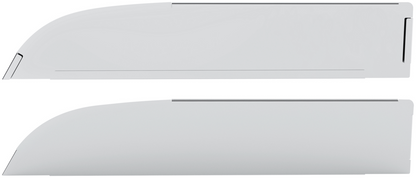 430 Stainless Steel 6.5" Chop Top Window Trim For 2012-2017 Peterbilt 567 & 579 (Pair)