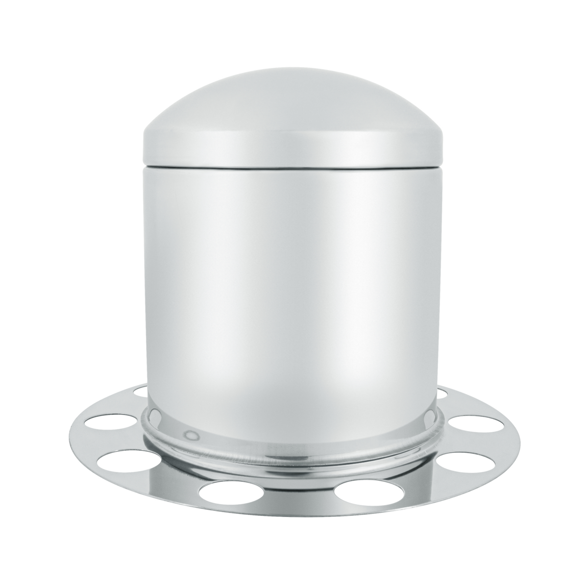 Stainless Dome Rear Axle Cover 3PC Kit For 1-1/2" Nut Cover - Aluminum Wheel