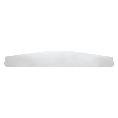 4" X 24" Chrome Standard Bottom Mud Flap Plate - Welded Stud